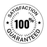 100% satisfaction guaranteed